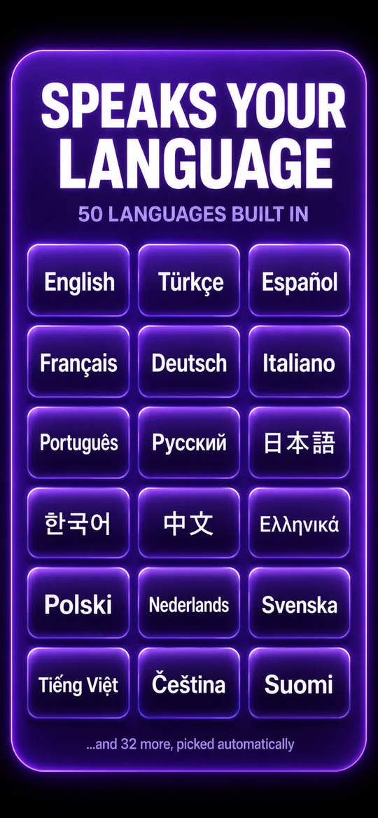 Speaks your language